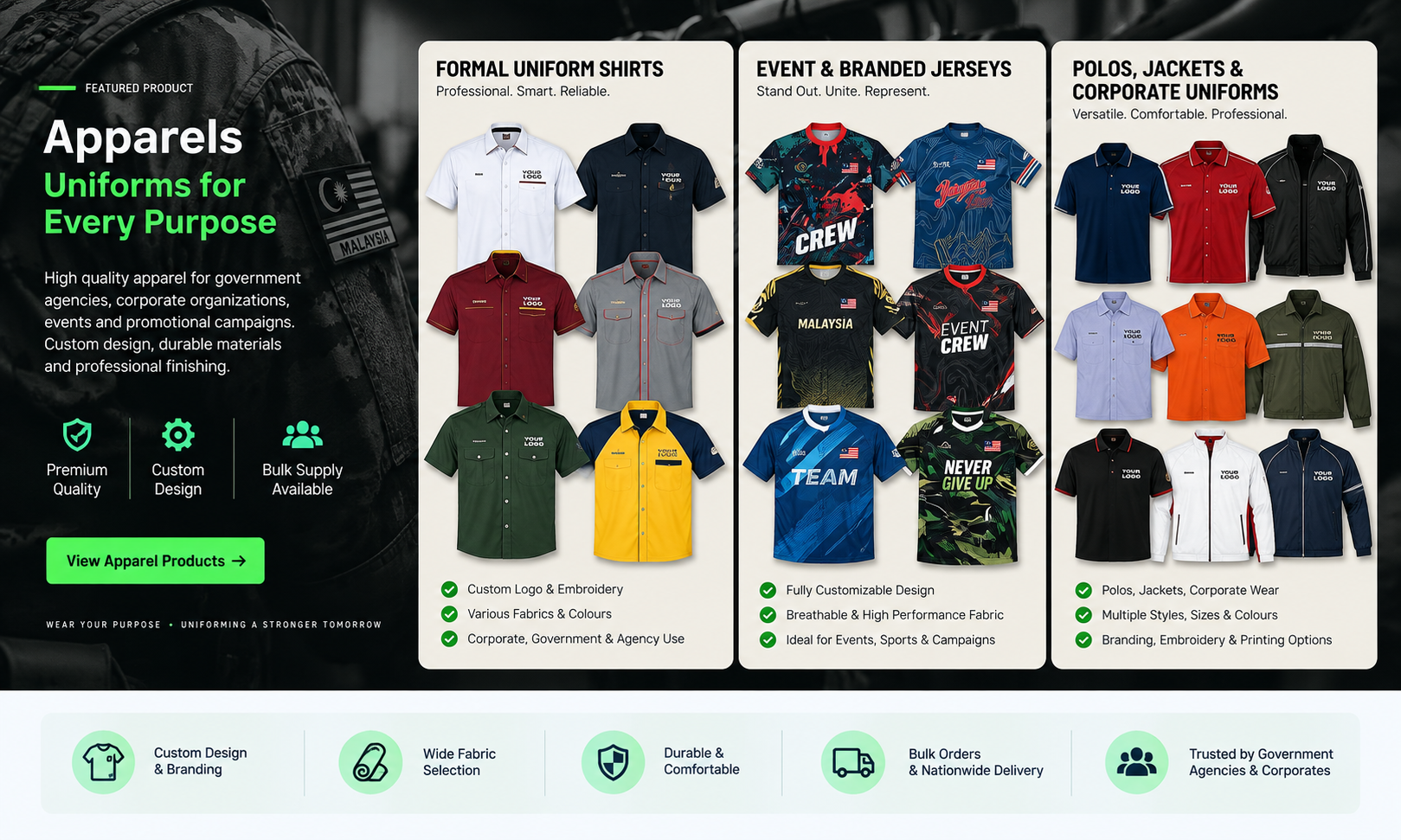 Apparels complete product catalogue